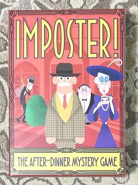 Imposter! Murder Mystery Style Card Game of Bluffing, Deduction & Intrigue